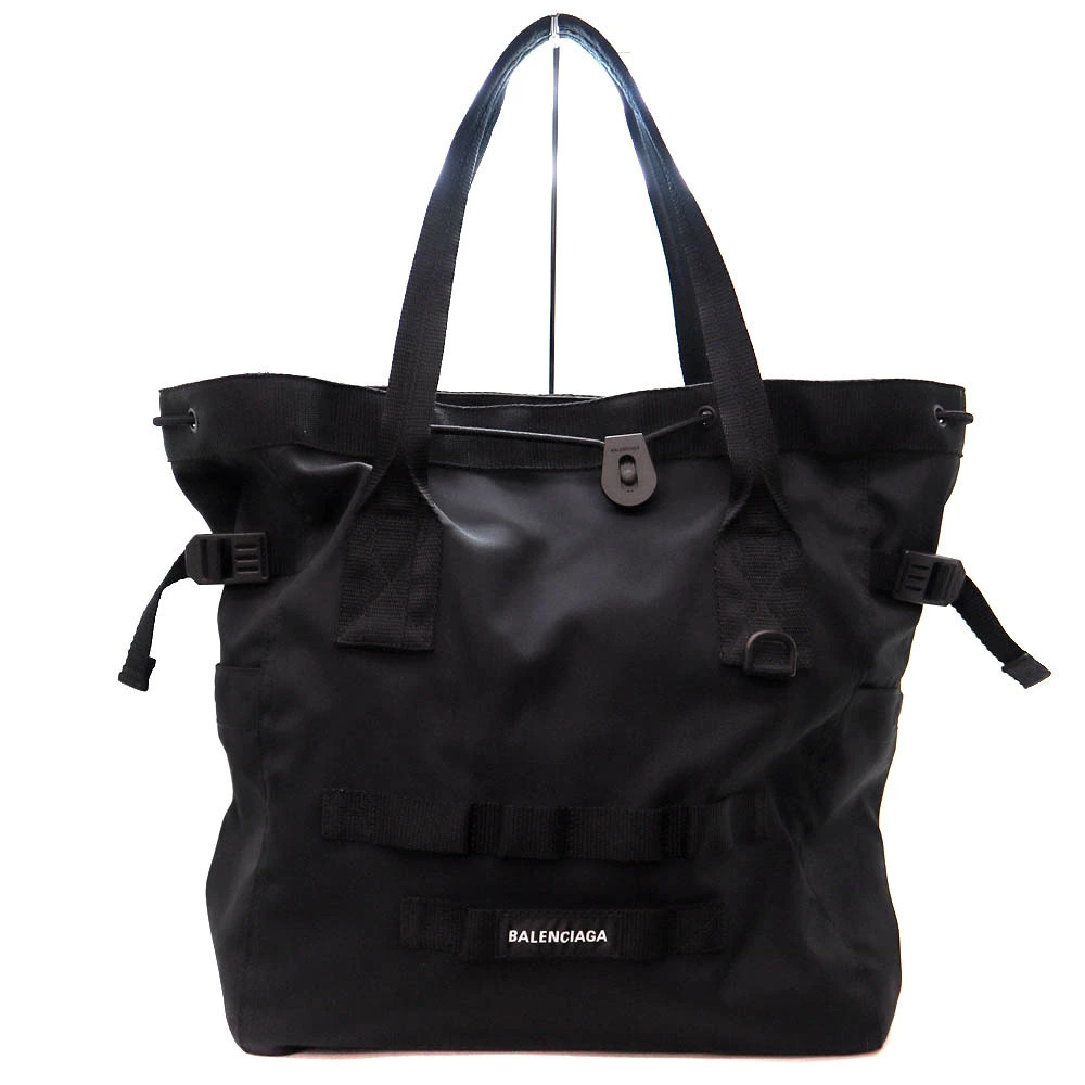Balenciaga Army Tote Bag Canvas Black